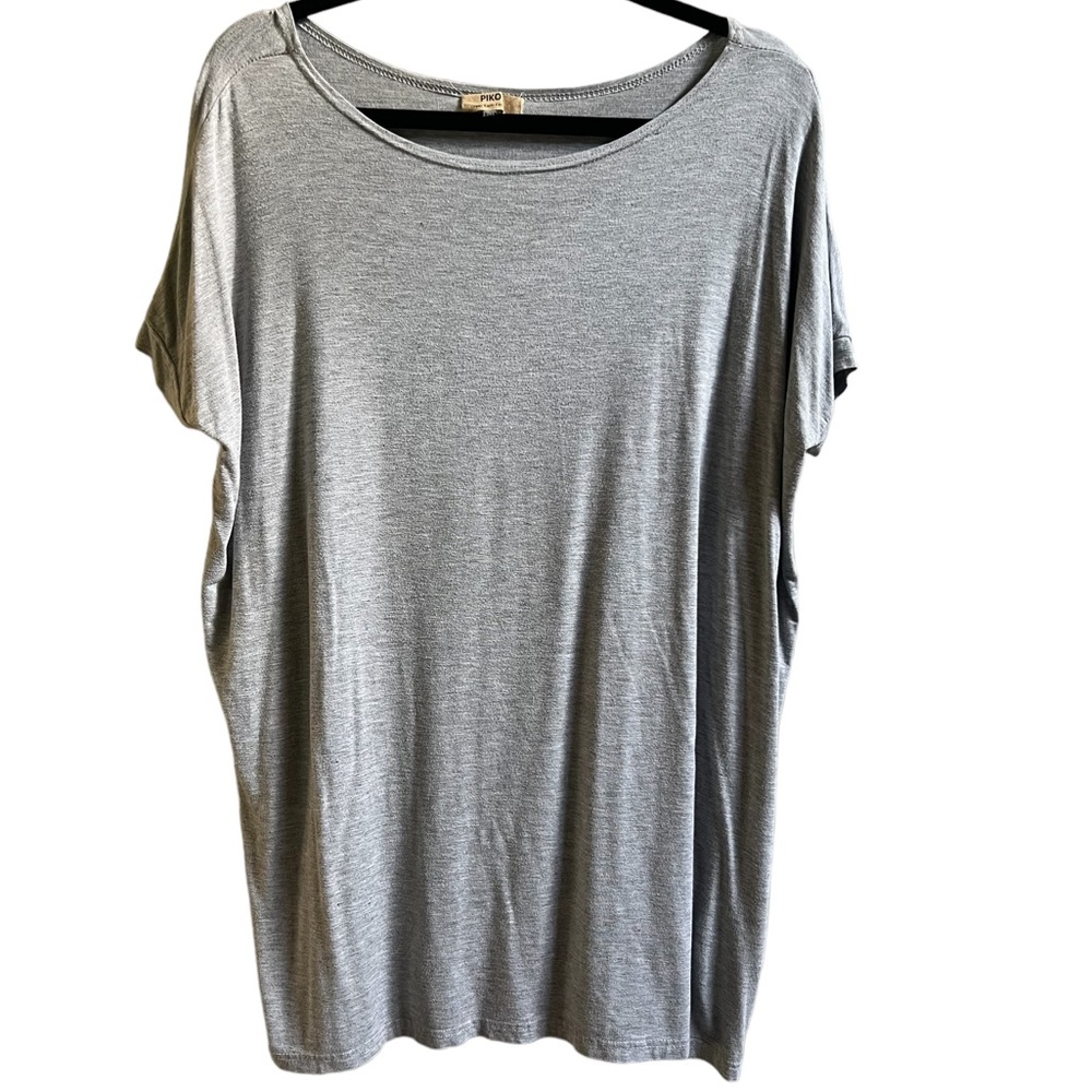 Piko Grey T-shirt Tunic size medium large